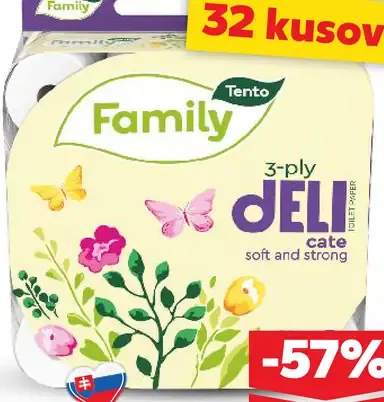 Family Toaletný papier 3-vrstvový