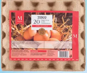 Tesco vajcia podstielkový chov