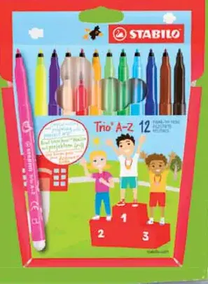 Stabilo fixky Trio A-Z