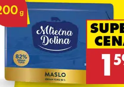 Mliečna Dolina Maslo 82%