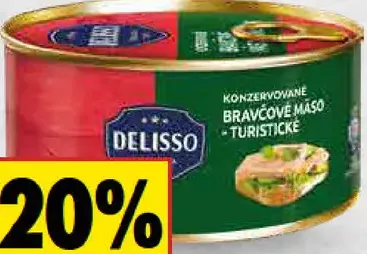 Delisso Bravčové mäso v konzerve
