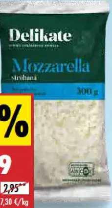 Mozzarella strúhaná