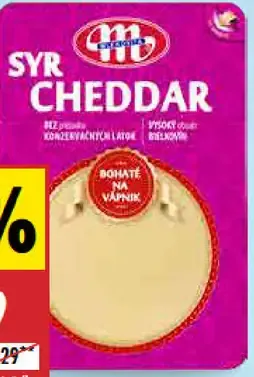 Cheddar plátky