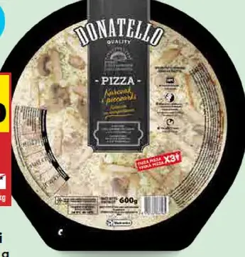 Donatello Pizza kuracia so šampiňónmi