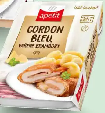 Apetit Cordon bleu s varenými zemiakmi