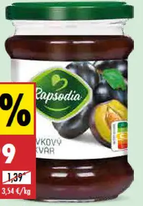 Rapsodia Slivkový lekvár