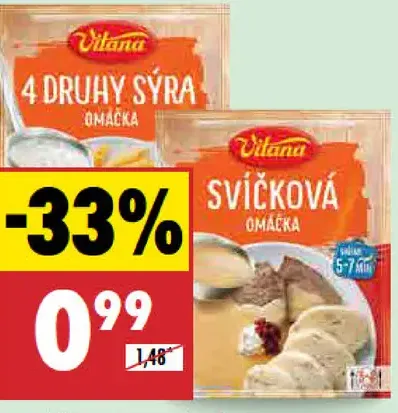 Vitana Omáčka rôzne druhy