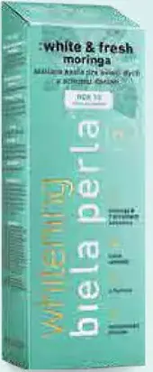 Biela perla Zubná pasta Moringa/Kurkuma