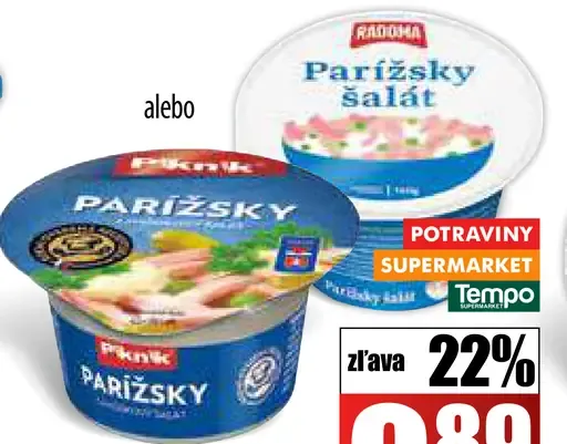 Ryba Parížsky šalát