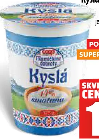 Mamičkiné dobroty Kyslá smotana