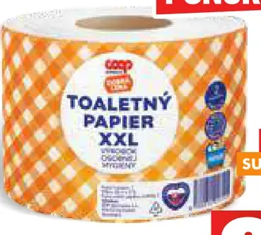 Toaletný papier 2-vrstvový