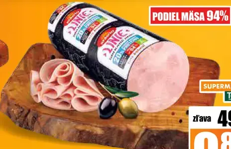 Púchovská mäso Linia šunka najvyššej kvality