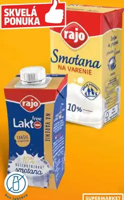 Rajo Smotana na varenie
