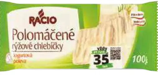 Racio chlebíček ryžový polomáčaný