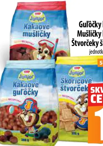 Junior Guľôčky kakaové