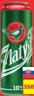 Zlatý Bažant 10° plechovka