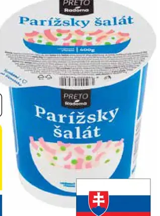 Preto parížsky šalát