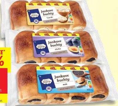 Jankove buchty s náplňou
