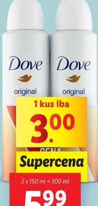 Dove Antiperspirant dámsky