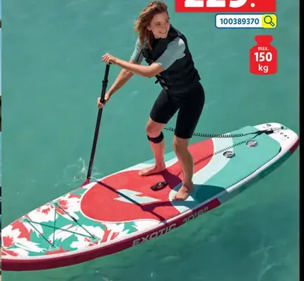 Dvojkomorový paddleboard Exotic