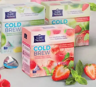 Lord Nelson Cold Brew čaj s príchuťou