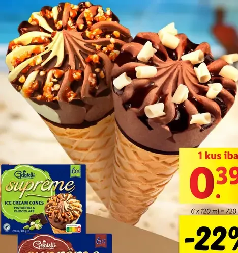 Gelatelli Supreme Ice Cream Cones