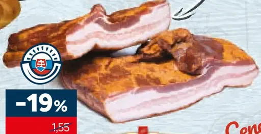 Mäso K mäsopriemysel Gazdovská slanina