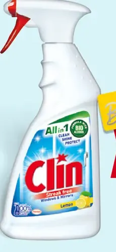 Clin prostriedok na umývanie okien a sklenených plôch