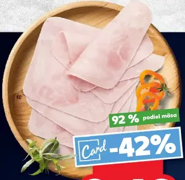 Spišská šunka pultový predaj