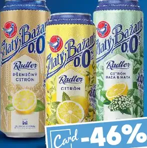 Nealkoholický radler s pridaným cukrom rôzne druhy