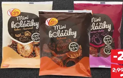 Yam Mini koláčiky kakaové