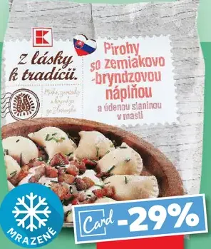 K-Classic Pirohy zemiakové s bryndzou