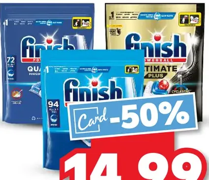 Finish Tablety do umývačky riadu