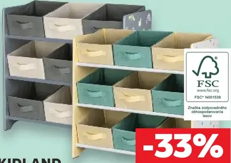 Kidland Detský regál