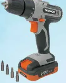 Daewoo aku vŕtačka