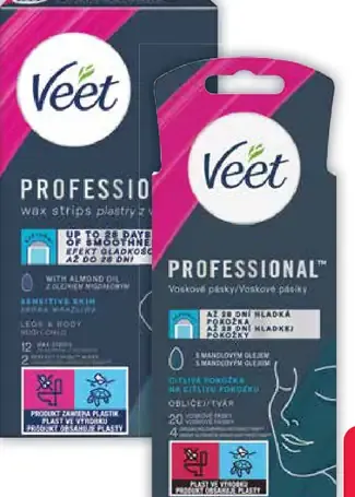 Veet depilačné pásiky