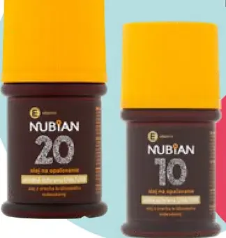 Nubian olej na opaľovanie SPF 10