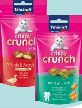 Vitakraft Crispy Crunch maškrty pre mačky