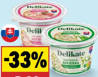 Smotanová nátierka Delikate