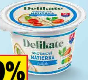 Smotanová nátierka natur Delikate