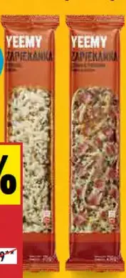 Yeemy zapekanka šampiňónová, šunková