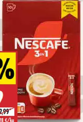 Nescafé Instantná káva 3v1