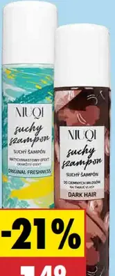 Suchý šampón rôzne druhy Niuqi