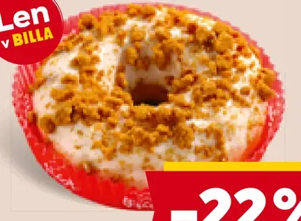 Donut svety s náplňou Lotus Biscoff