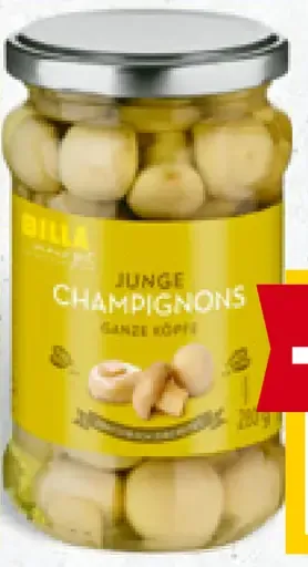 BILLA šampiňóny celé v slanom náleve