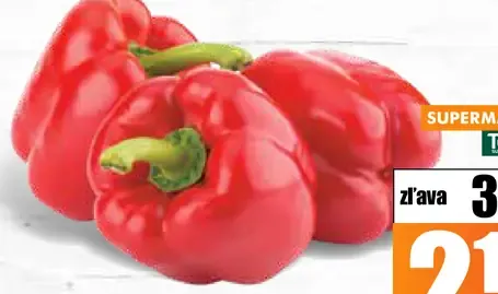 Paprika zeleninová červená