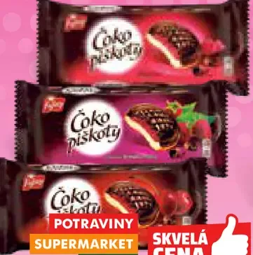 Čokopiškóty 3 druhy