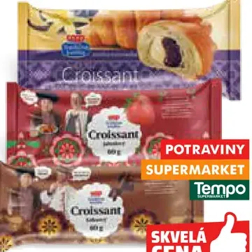Croissant plnený