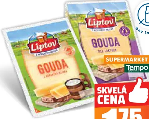 Gouda porciované plátky
