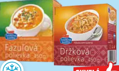 Polievka hlbokozmrazená 2 druhy